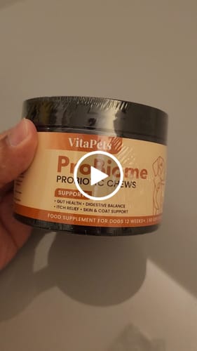 顧客對ProBiome™狗狗益生菌軟粒的影片評價