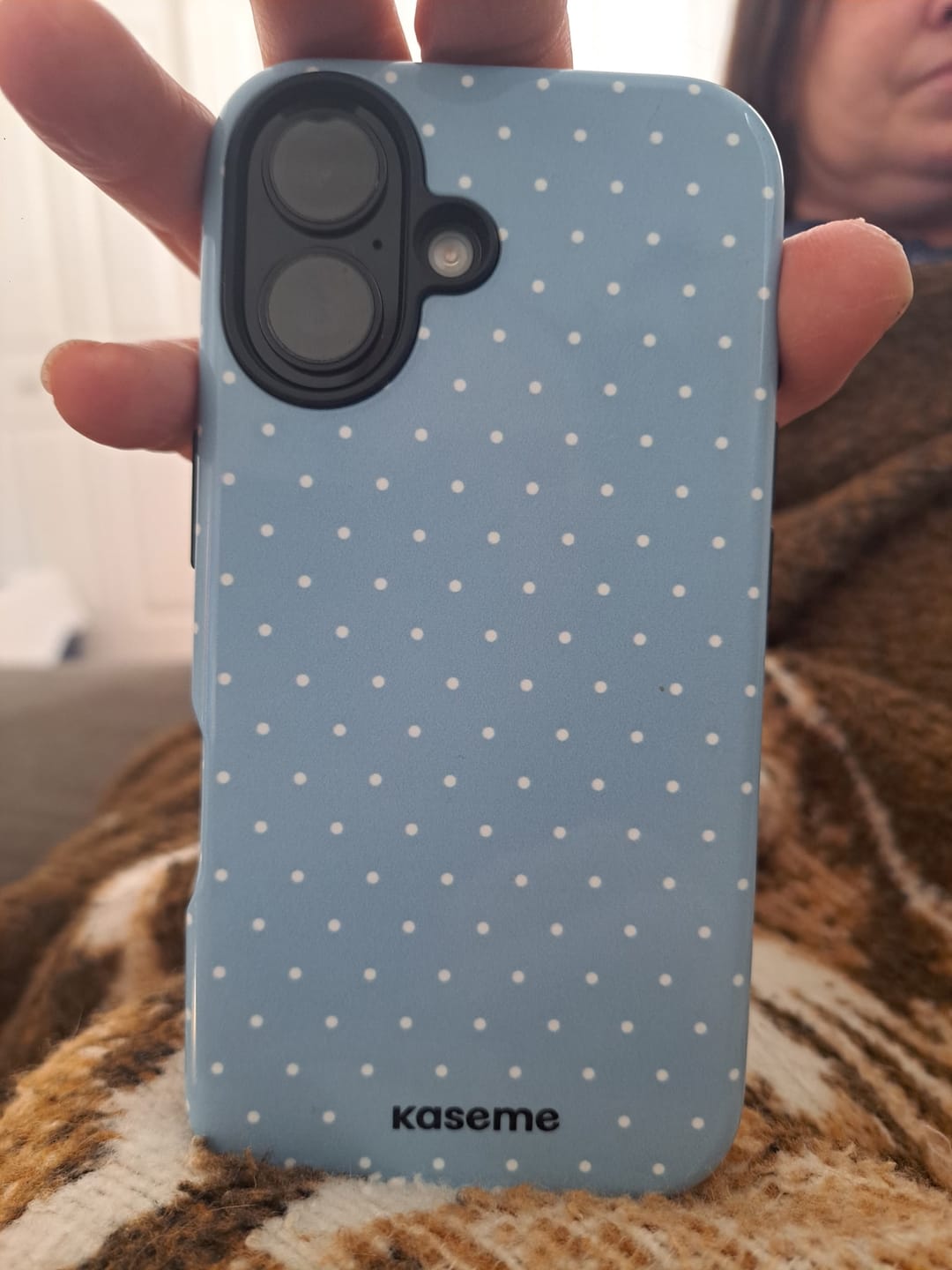 Customer photo review of Ditsy Blue