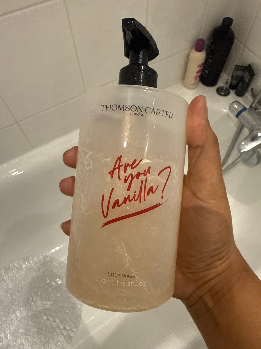 Customer photo review of Are You Vanilla? | Body Wash