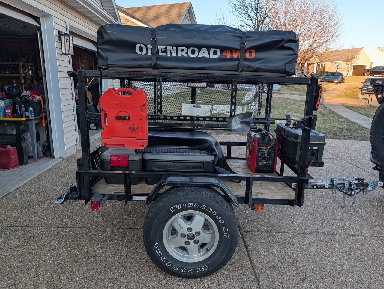 Customer photo review of OPENROAD Soft Roof Top Tent