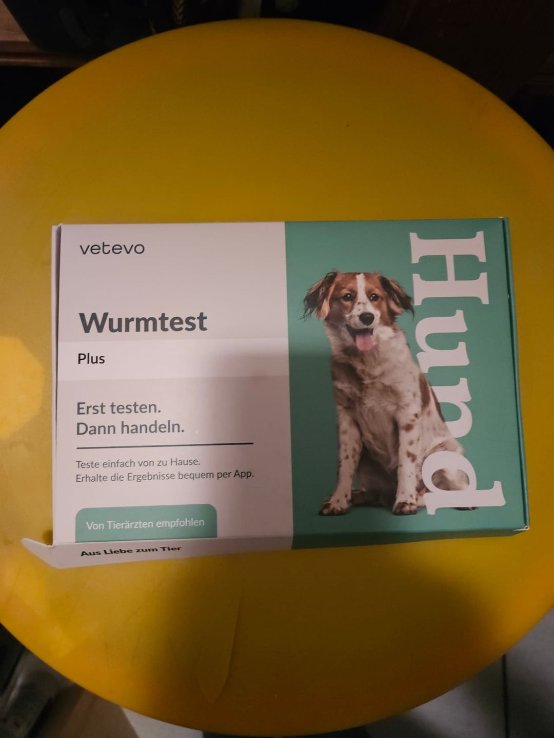 Customer photo review of Wurmtest Plus Hund