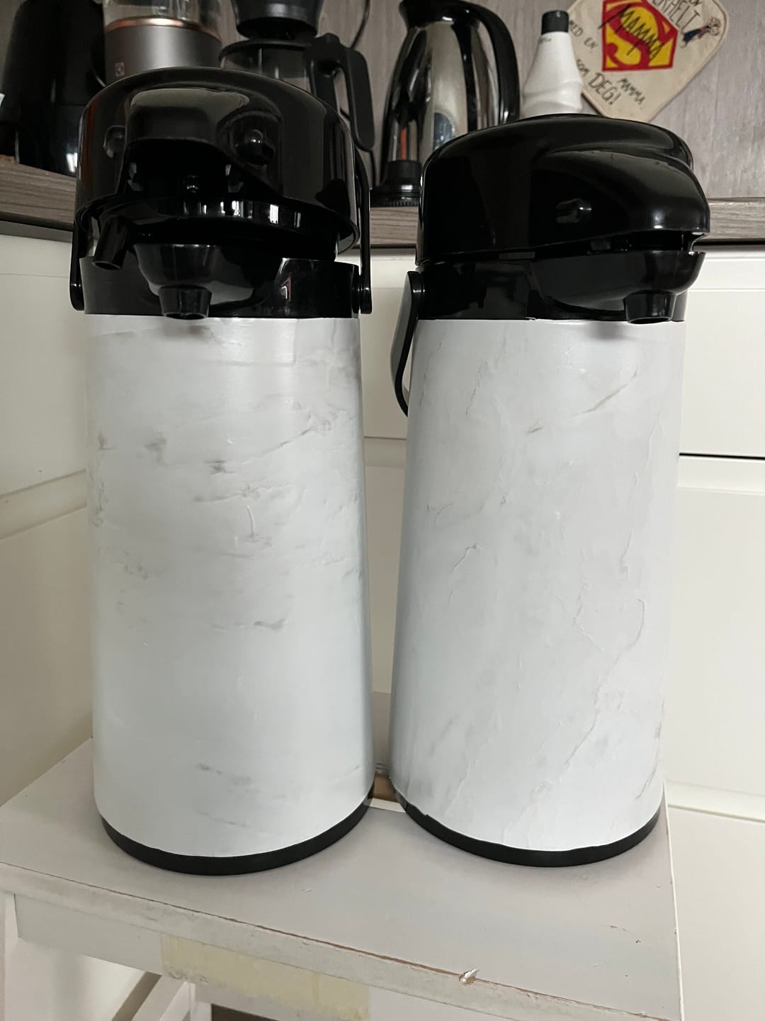 Customer photo review of Marmor romeo hvit matt kontaktplast