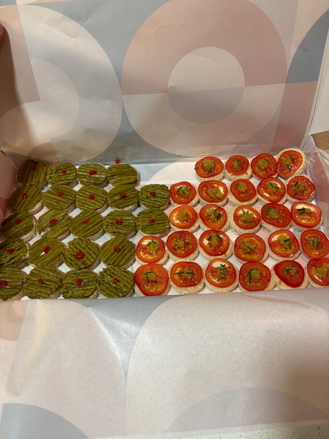 Customer photo review of Canapés
