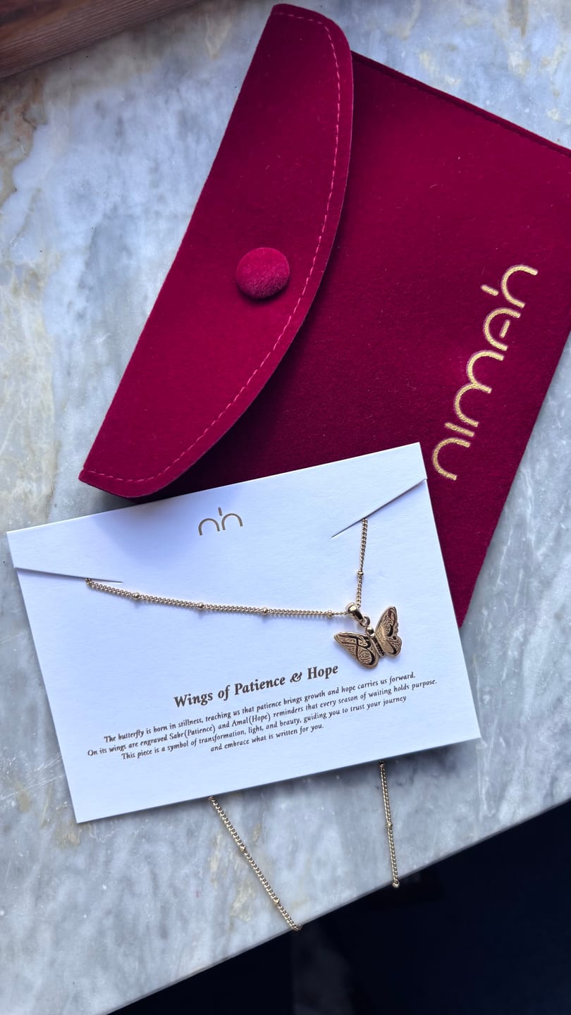 Customer photo review of Patience & Hope Necklace