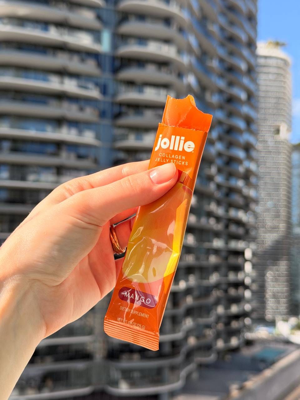 Customer photo review of JOLLIE Collagen Jelly Sticks