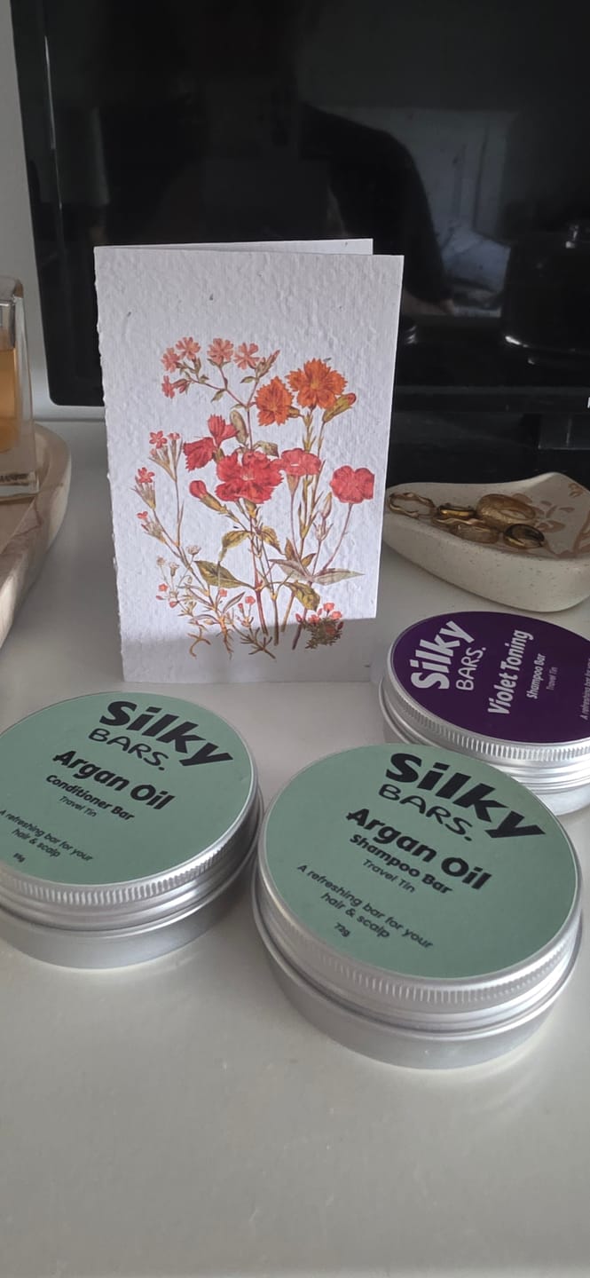 Customer photo review of Argan Oil Anti Frizz Shampoo Bar