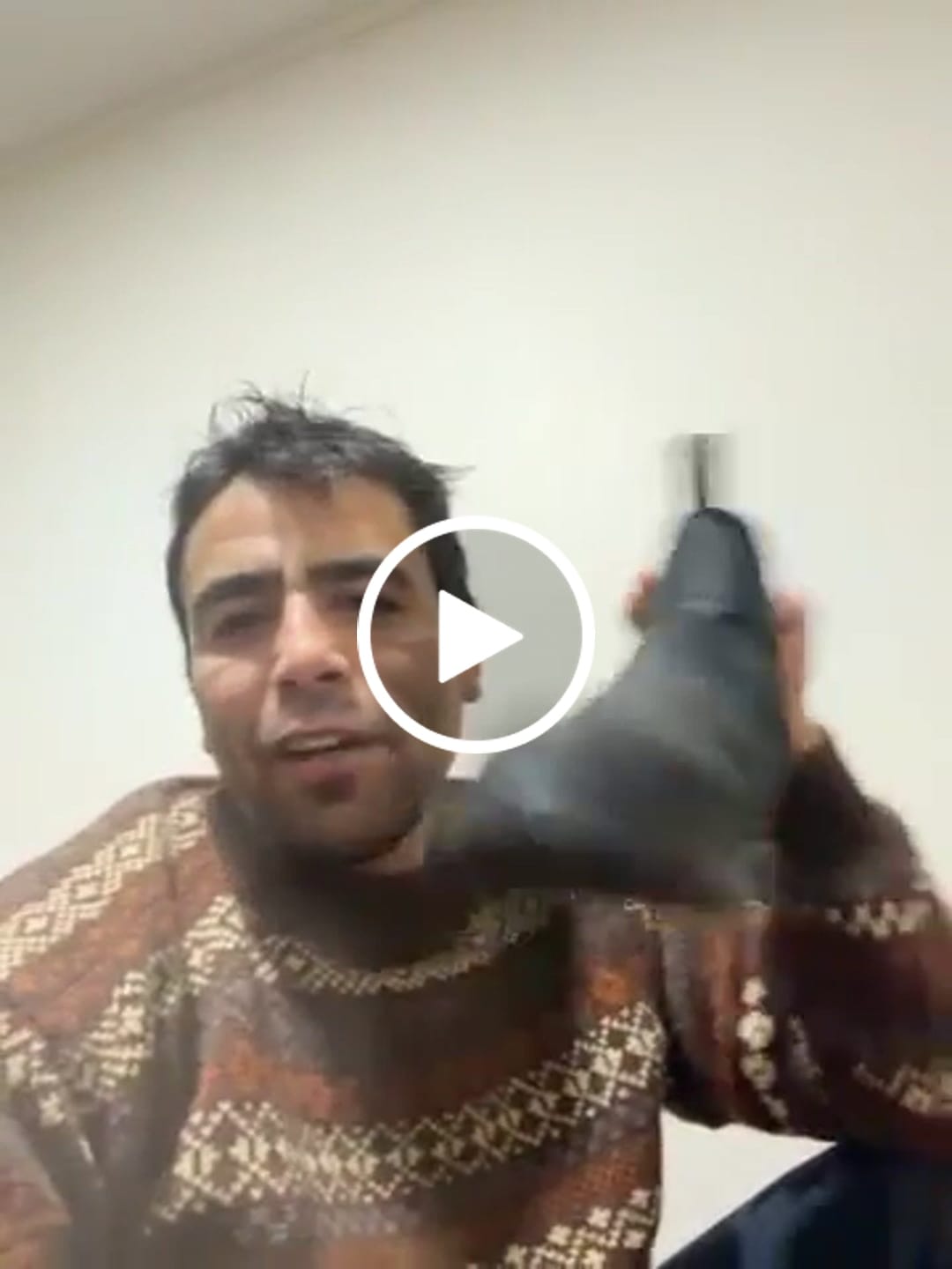 Customer video review of Botín Original 2 Negro Rústico Hombre
