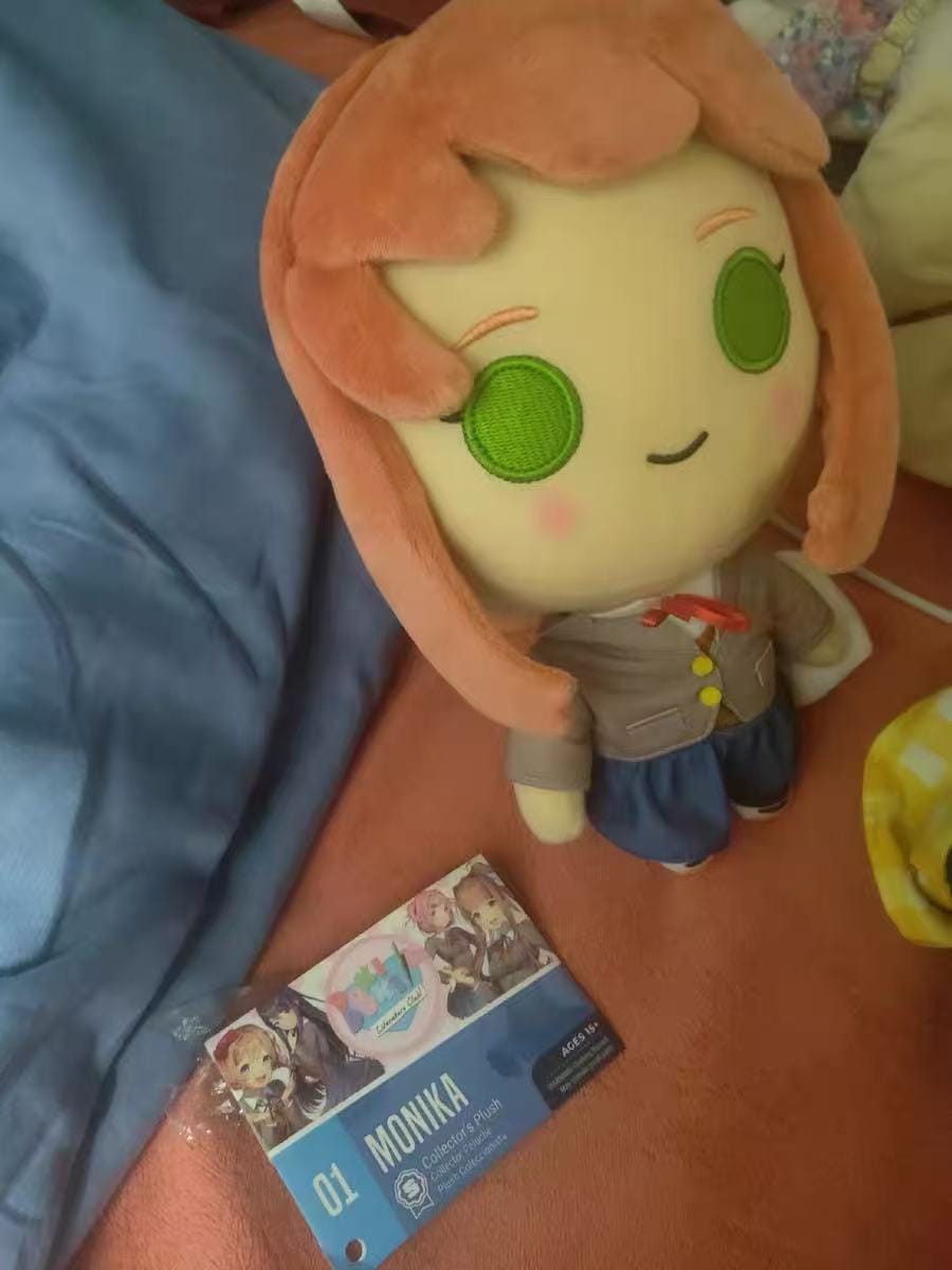 Customer photo review of Doki Doki Literature Club - Monika Collector's Plush