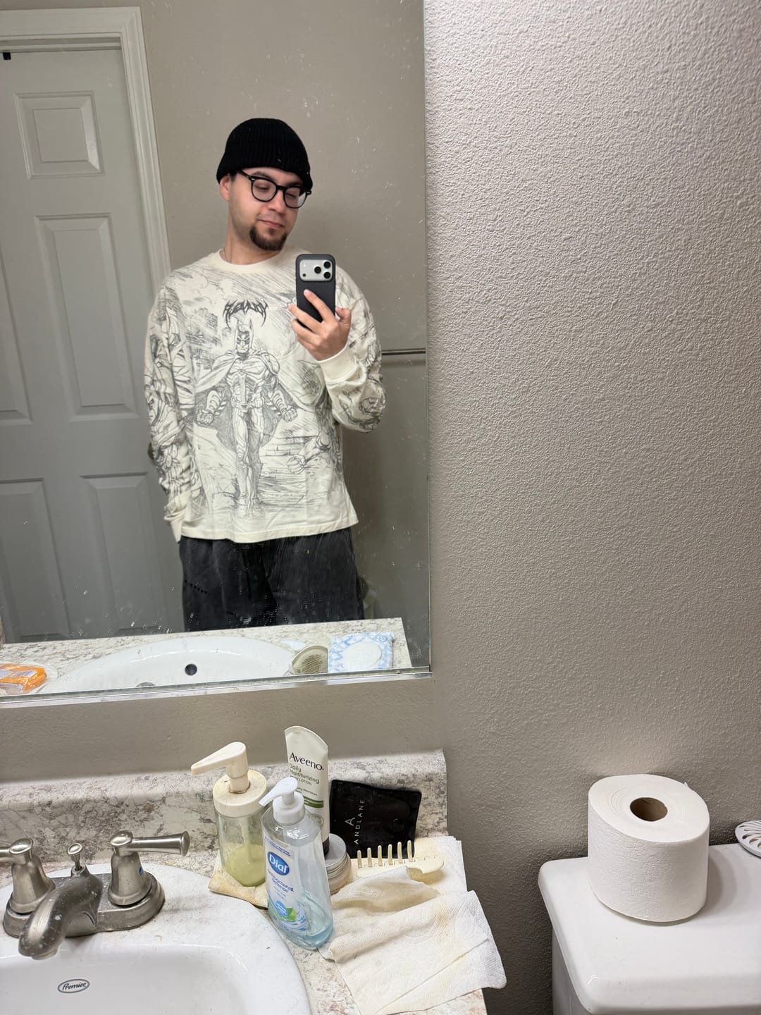 Customer photo review of 8002 - Batman Comic Longsleeves