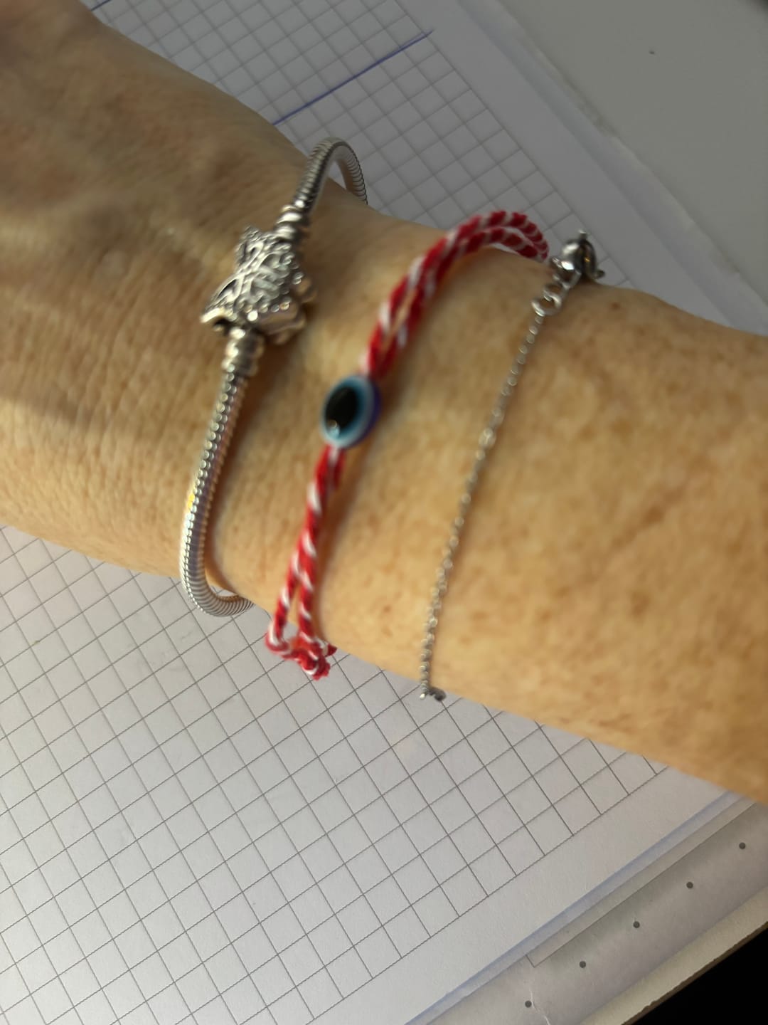Customer photo review of Martaki Armband mit schützendem Auge
