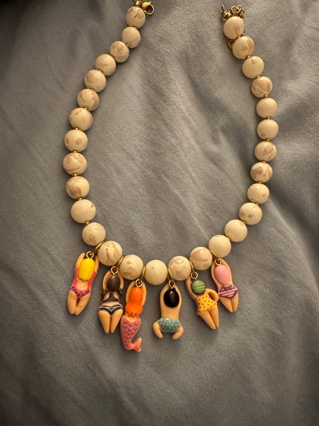 Customer photo review of Pool Party Necklace