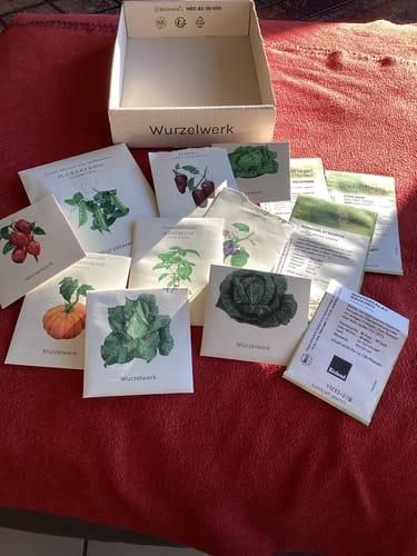 Customer photo review of Saatgut-Abobox 'Gartengemüse'