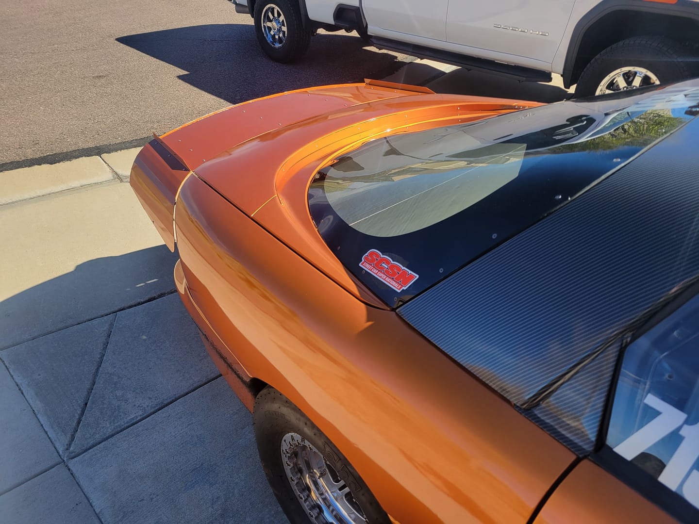 Customer photo review of 1993-2002 4th Gen Camaro 15" Strutless Drag Wing w/ Adjustable Wicker 31-180