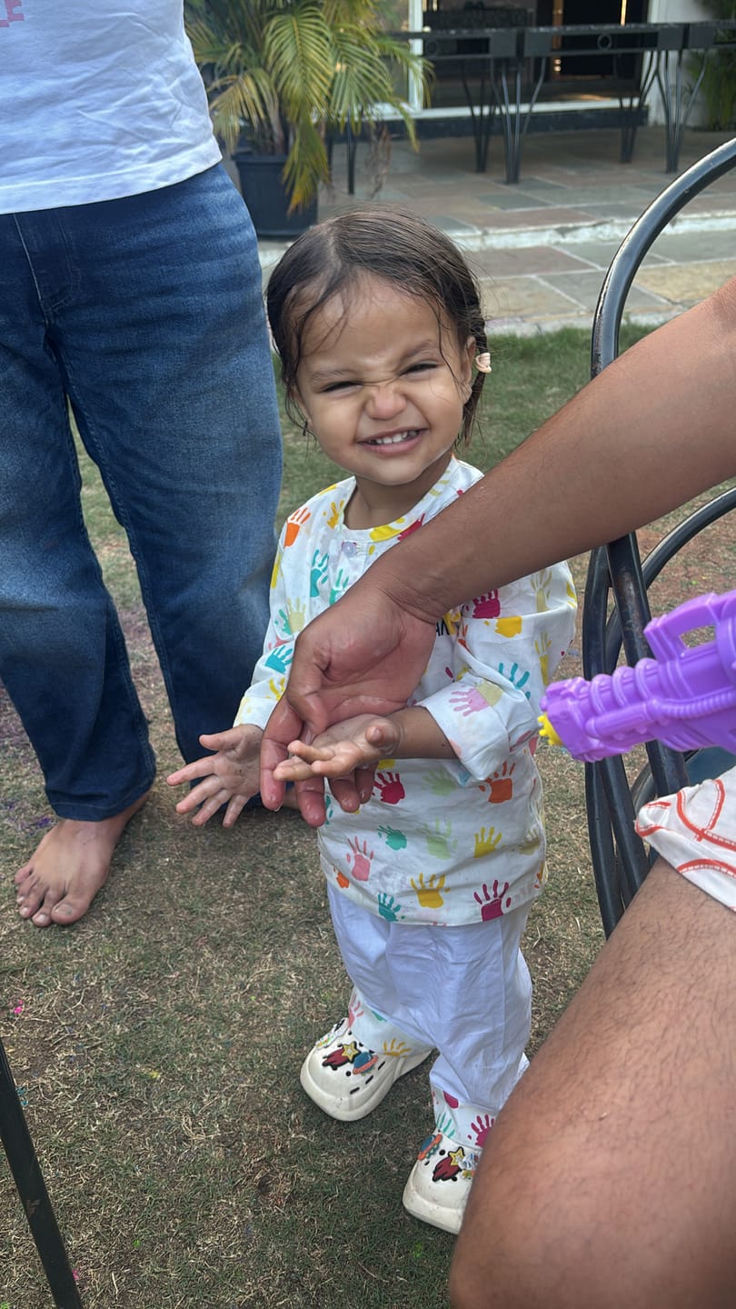 Customer photo review of Painted Palms Holi Kurta Pajama