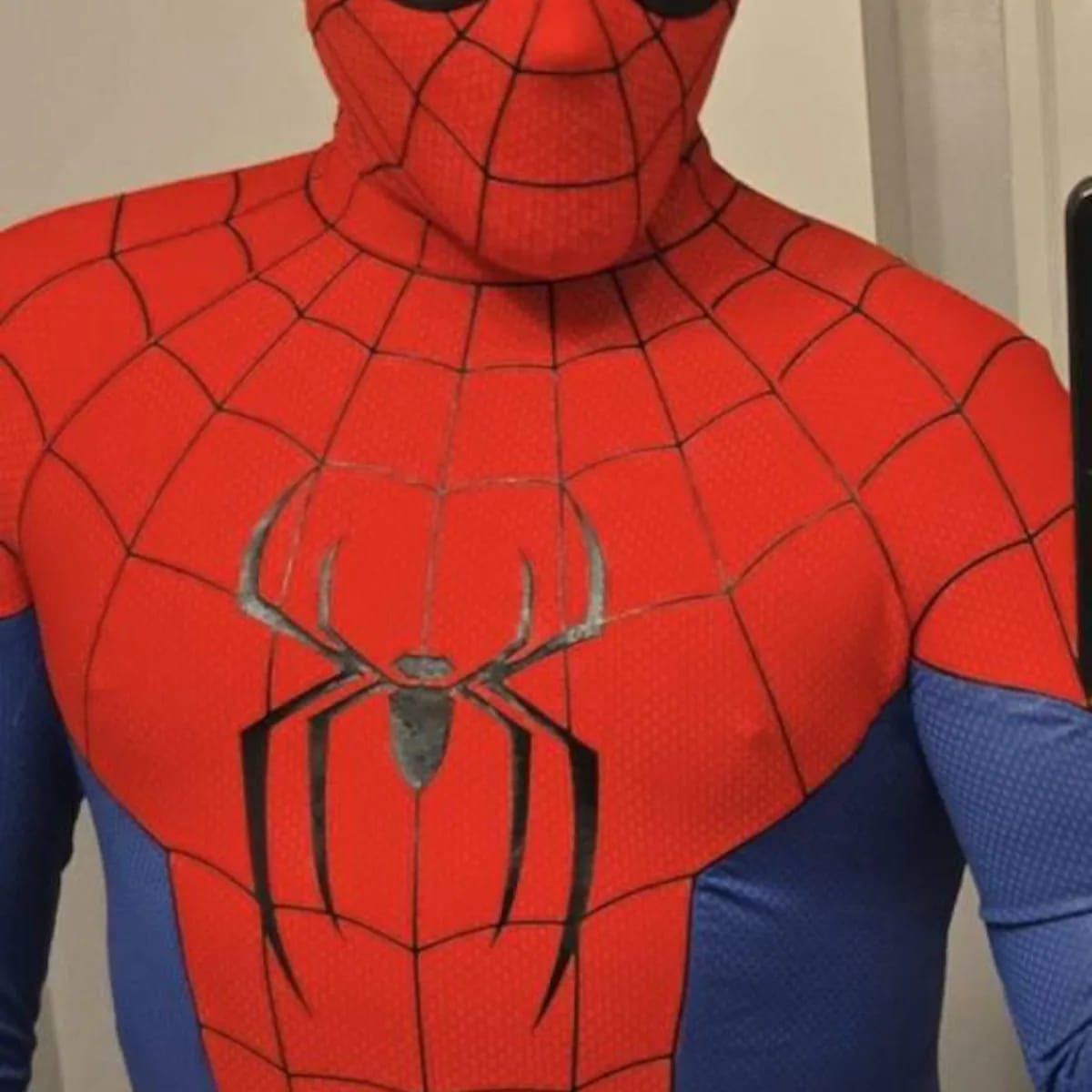 Customer photo review of Spider-Man: Brand New Day (2026) Costume (Made Of Silicone) (Cosplay Grade)