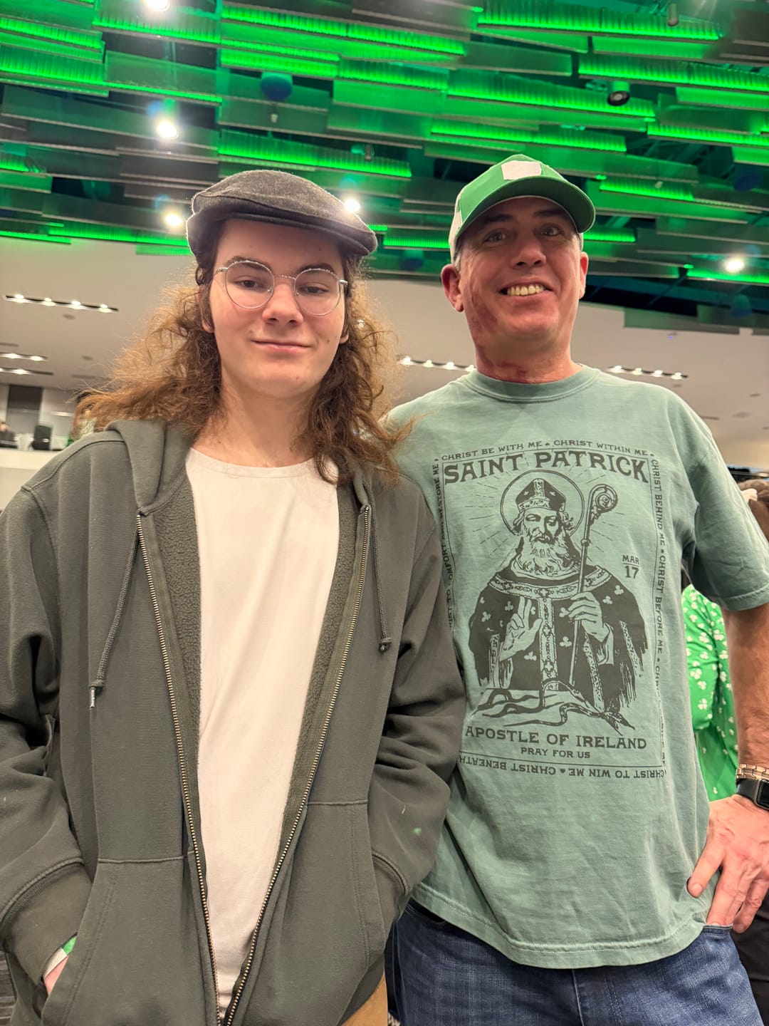 Customer photo review of Saint Patrick Heavyweight Garment-Dyed Tee