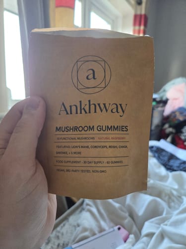 Customer photo review of Mushroom Gummies
