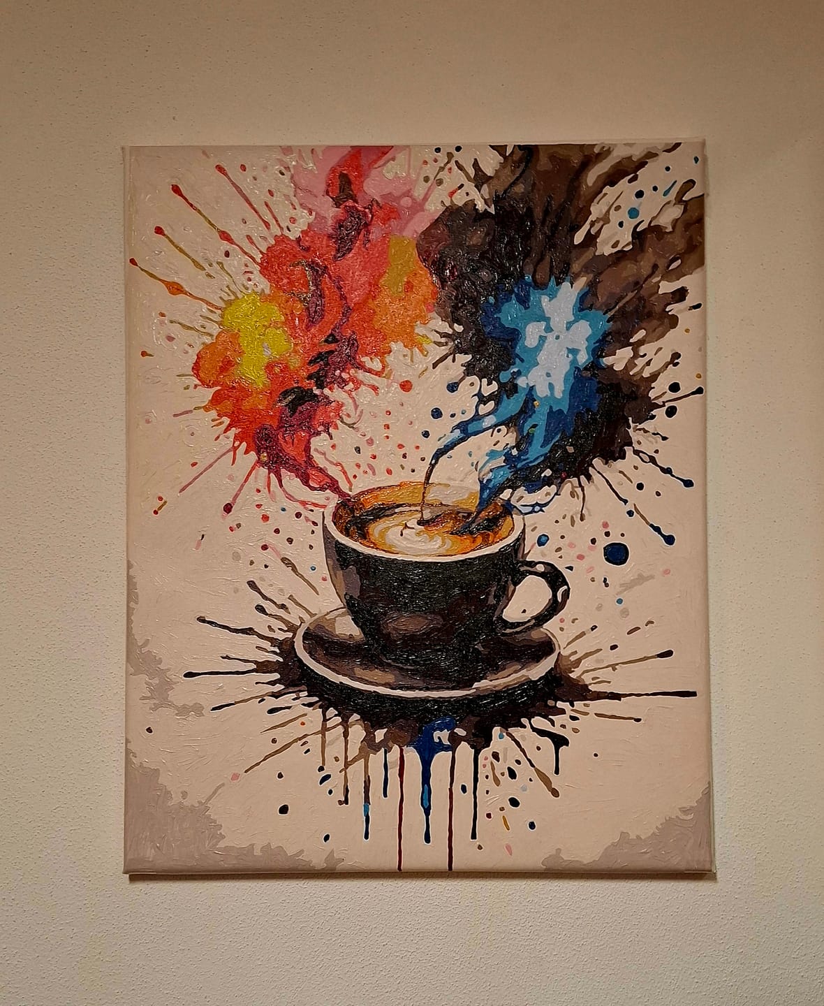 Customer photo review of Malen nach Zahlen - Kaffee | Color Splash