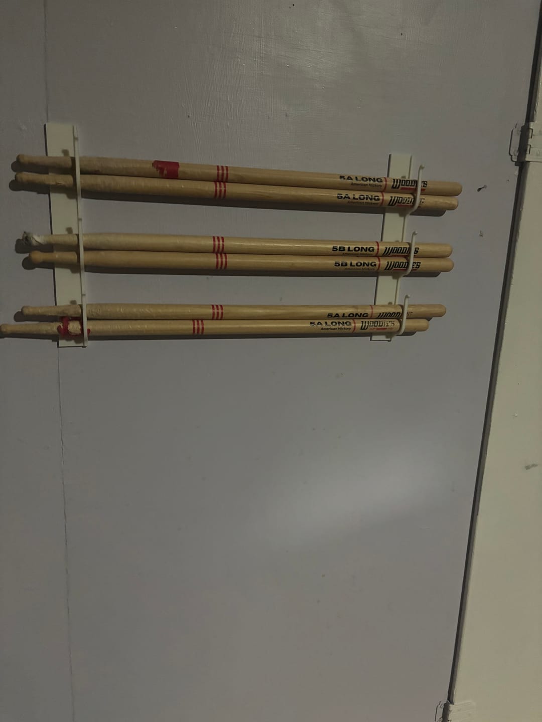 Customer photo review of American Hickory 5B Long Drumsticks