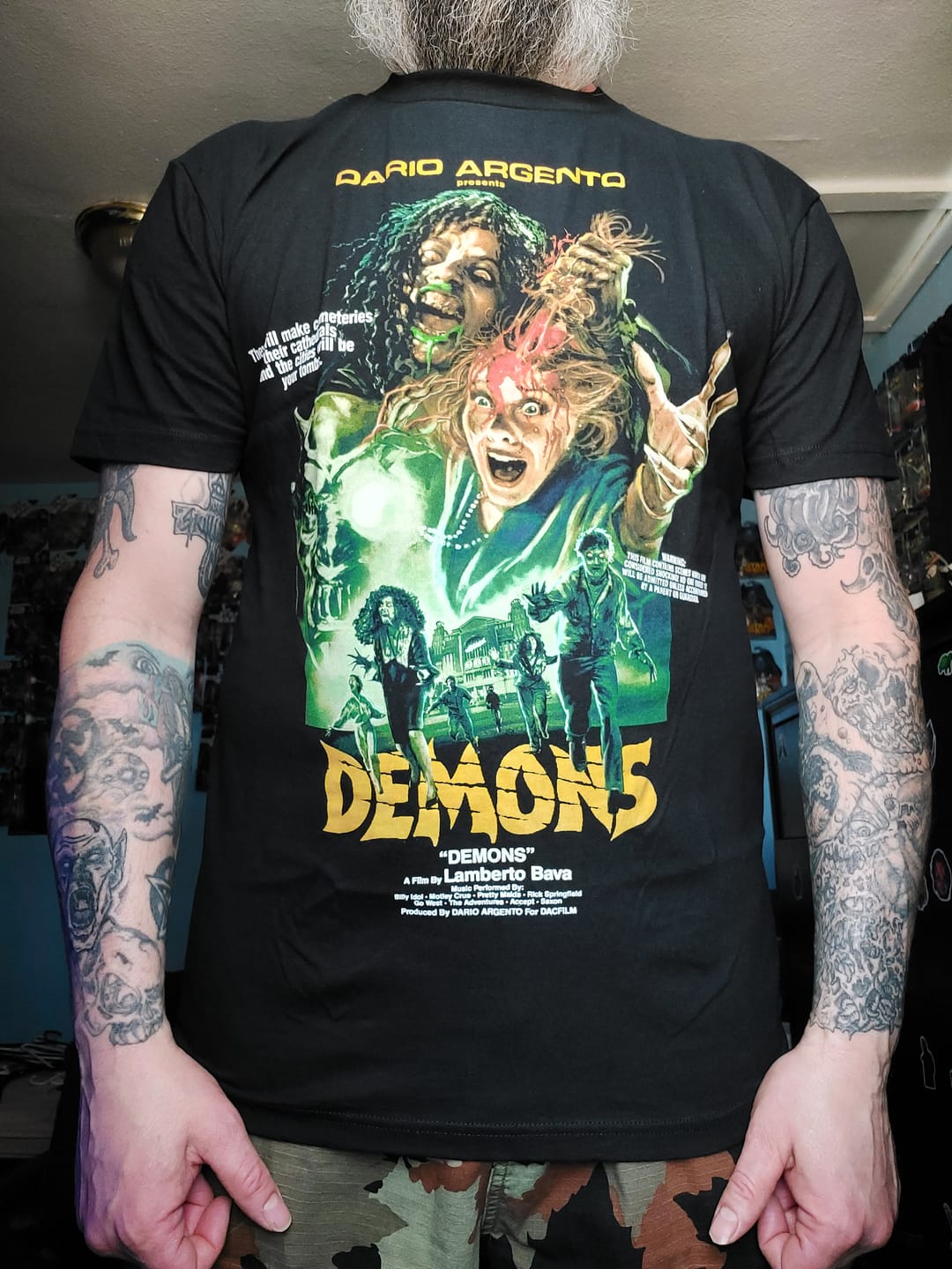 Customer photo review of DEMONS: ORGY OF BLOODSHED - T-SHIRT