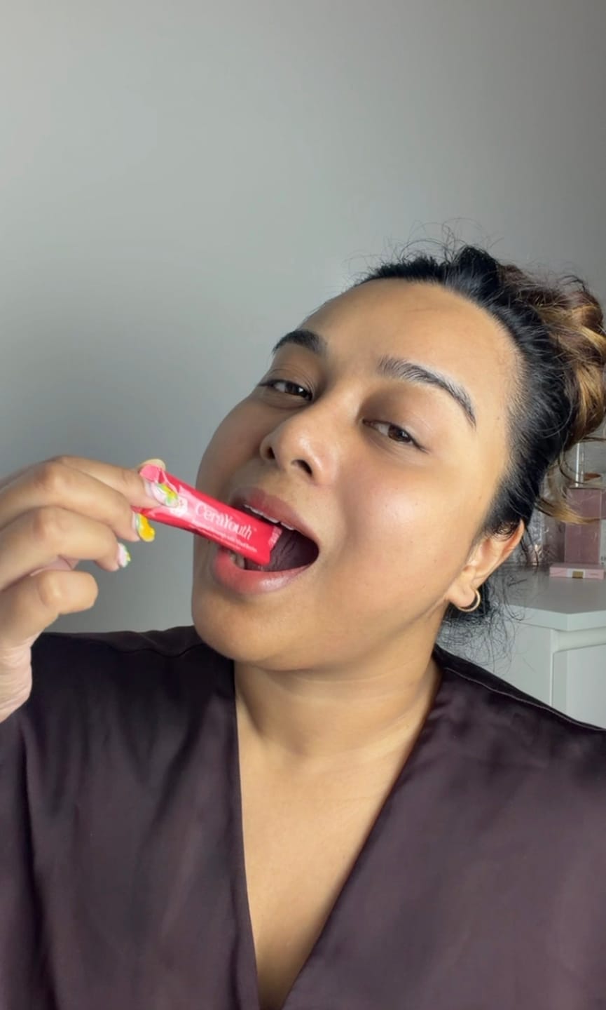 Customer photo review of Soluxe CeraYouth™️- Edible Rice Ceramide