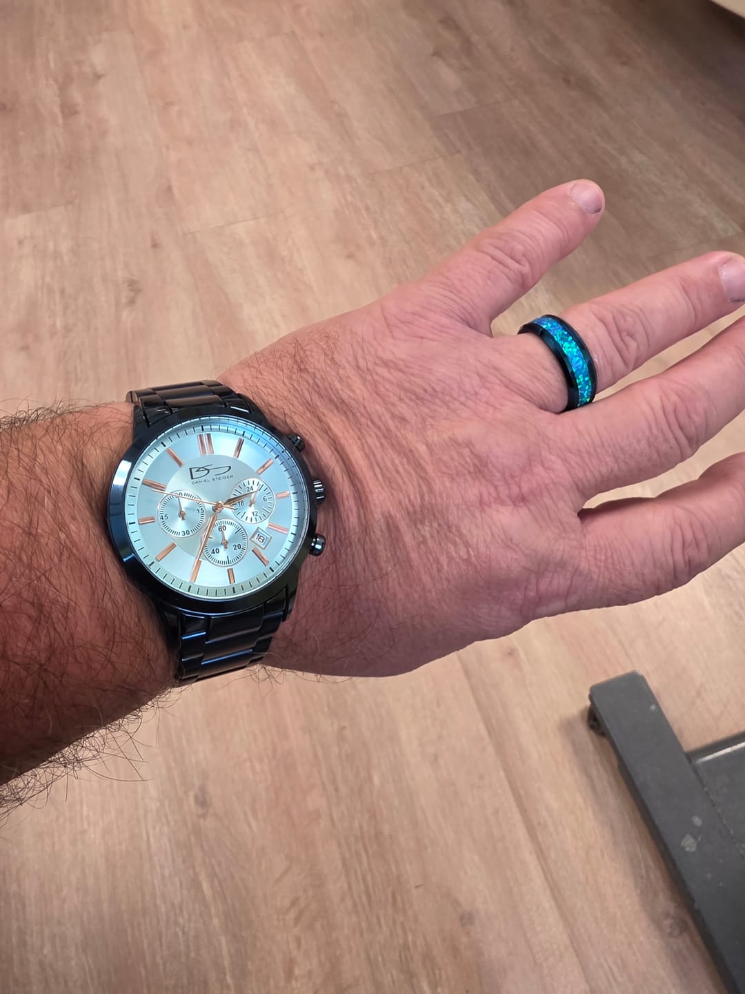 Customer photo review of Blue Glacier Men's Watch