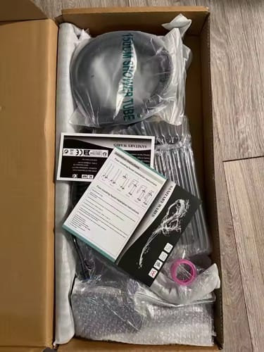Customer photo review of Turku - Digital Thermostatic Shower Faucet Set with LED Temperature Display 4 Function Rainfall Shower System Wall Mounted Hot Cold Mixer
