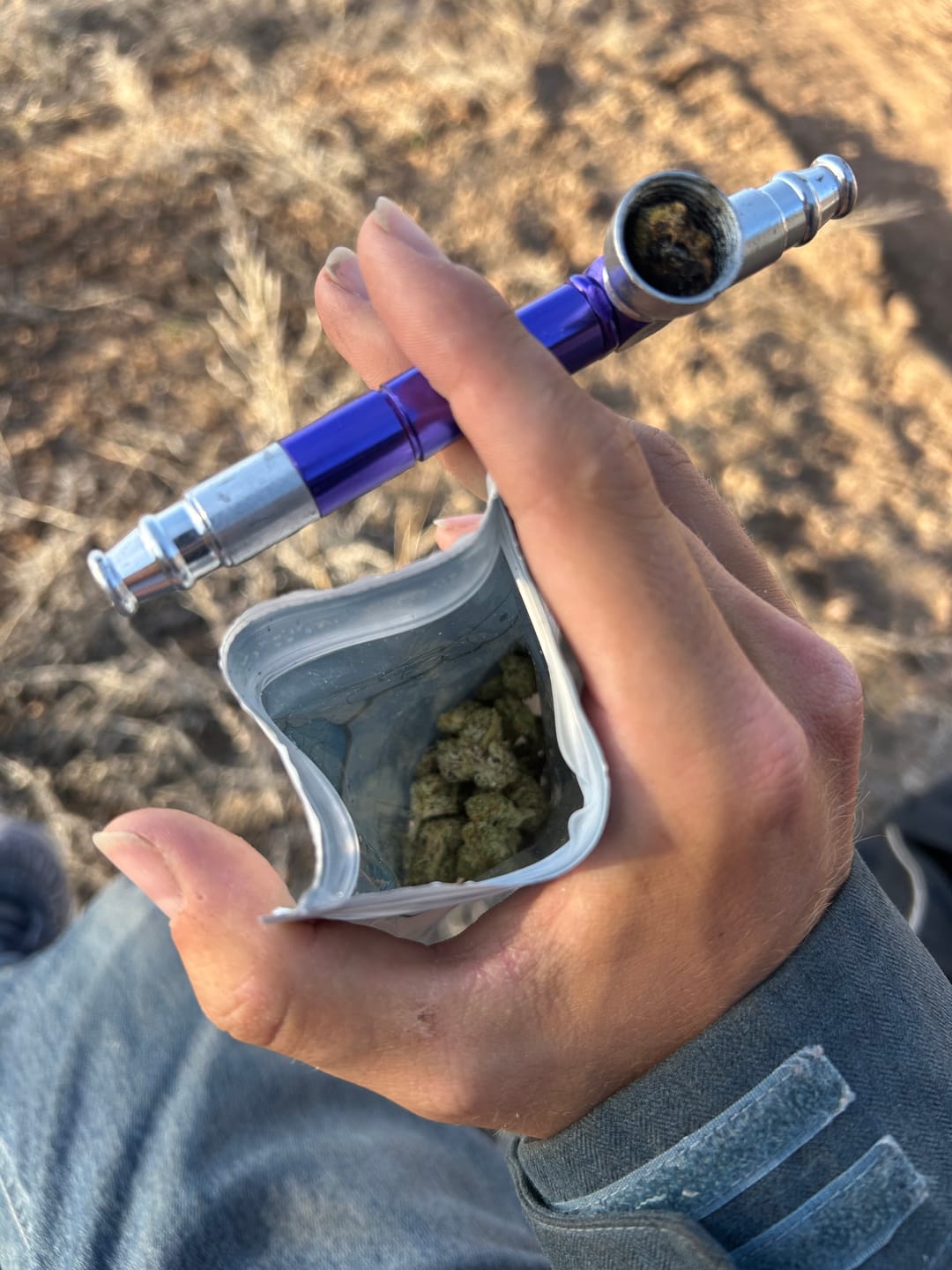 Customer photo review of Snowing Candy IceFlash -THCa Flower