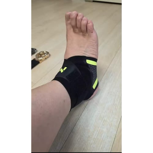 Customer photo review of ANCHR ShiftGuard — 12-Hour Ankle Support