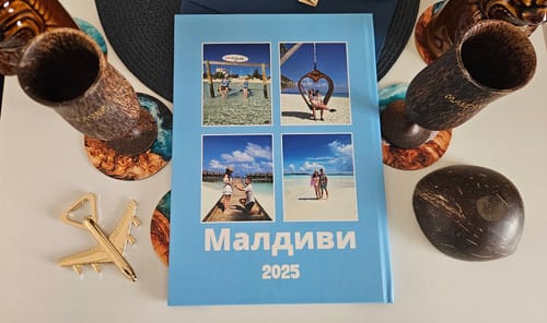 Customer photo review of Custom Travel Book