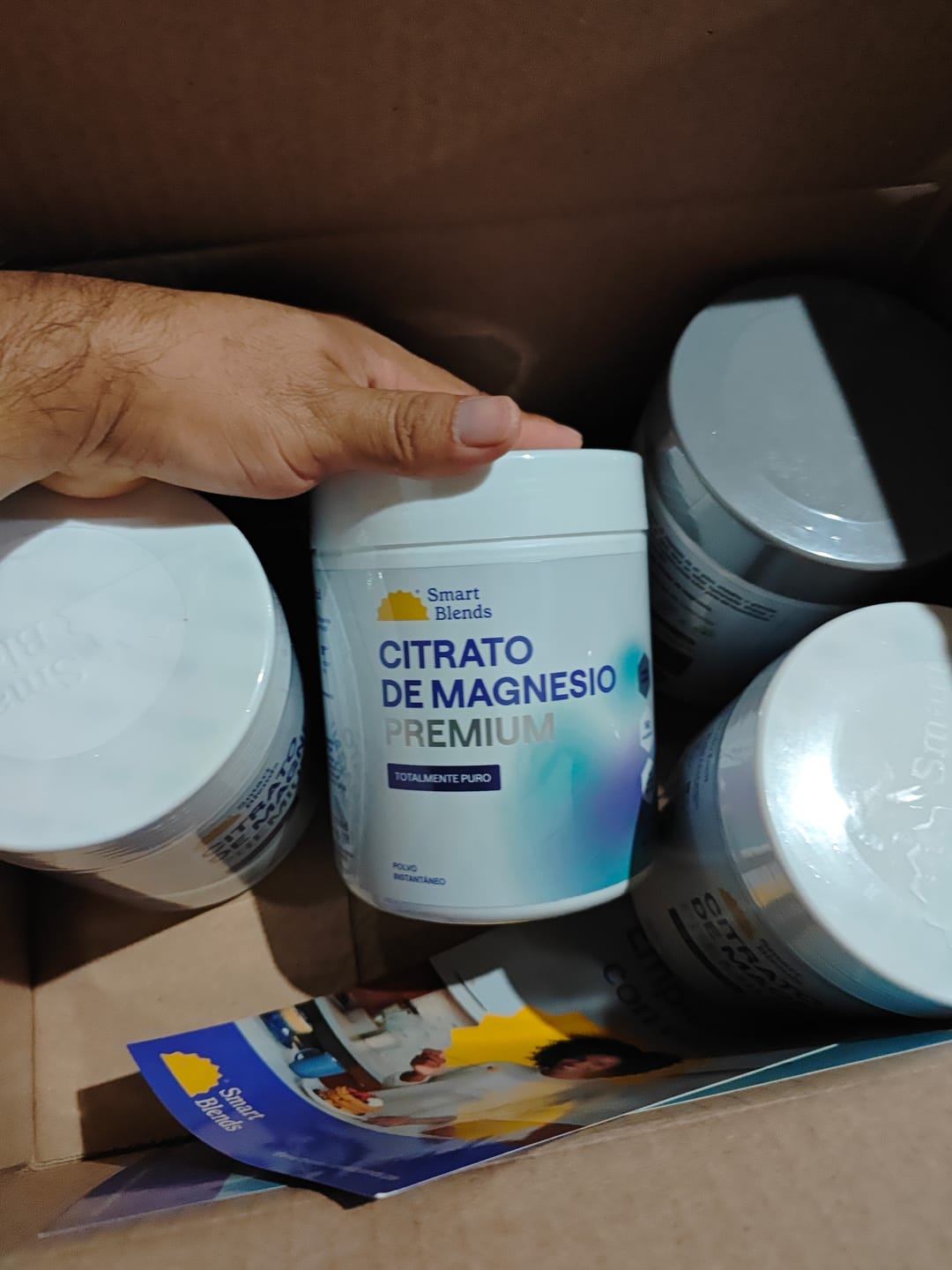 Customer photo review of Citrato de Magnesio En Polvo Premium 400g
