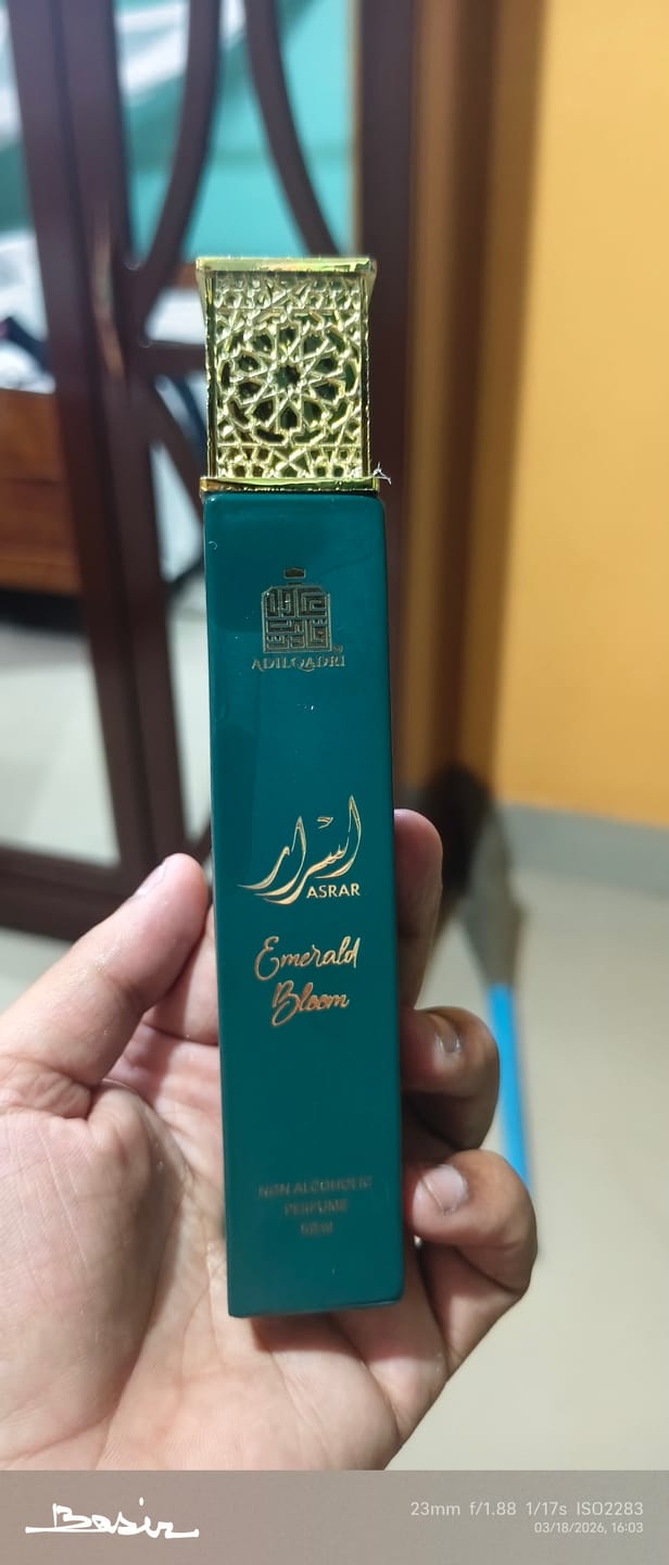 Customer photo review of Asrar Emerald Bloom Non Alcoholic Perfume Spray 50ml
