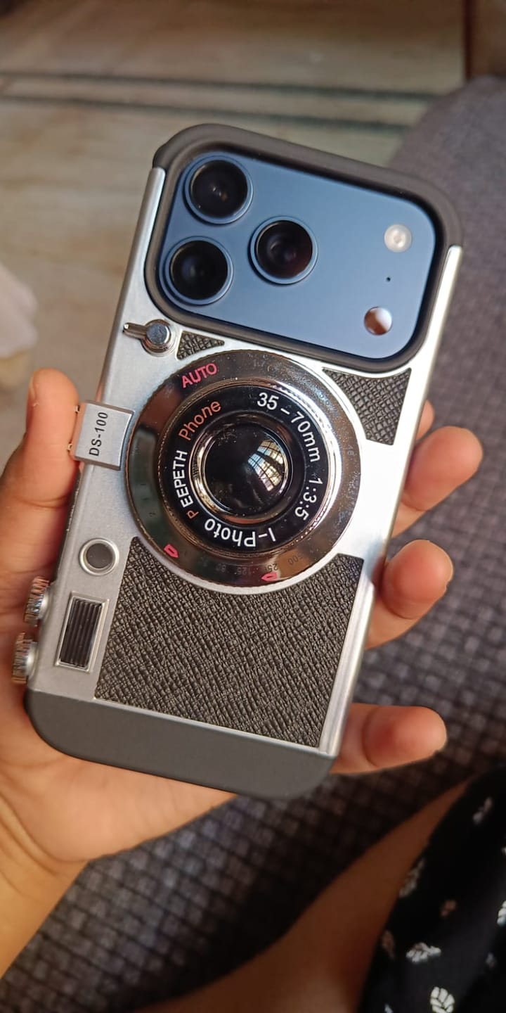 Customer photo review of Emily In Paris iPhone Samsung Pre-Order Black 3D Retro Camera Phone Case Cover