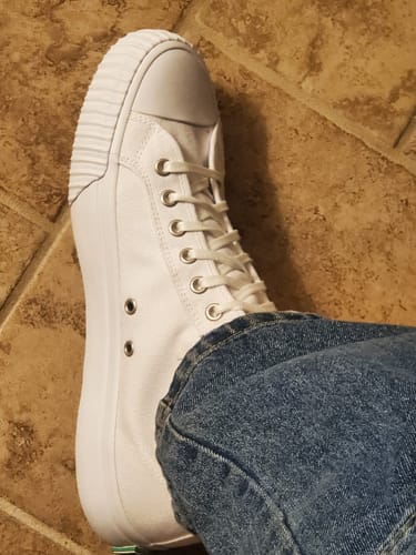 Customer photo review of Center High-Top White