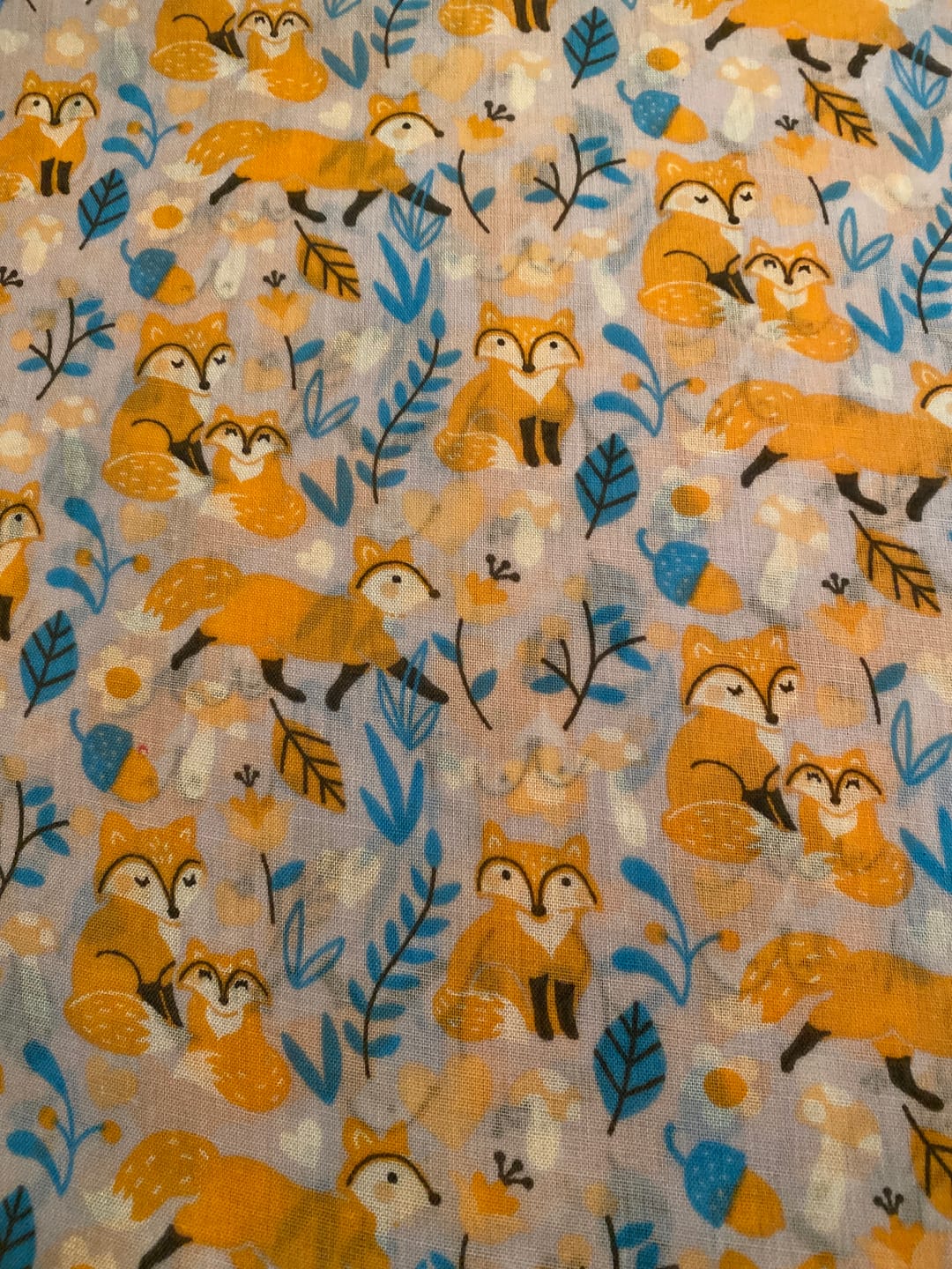 Customer photo review of Fox Family Polycotton Fabric
