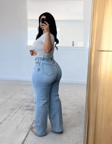 Customer photo review of Jolie - Curve Hugging BBL Jeans