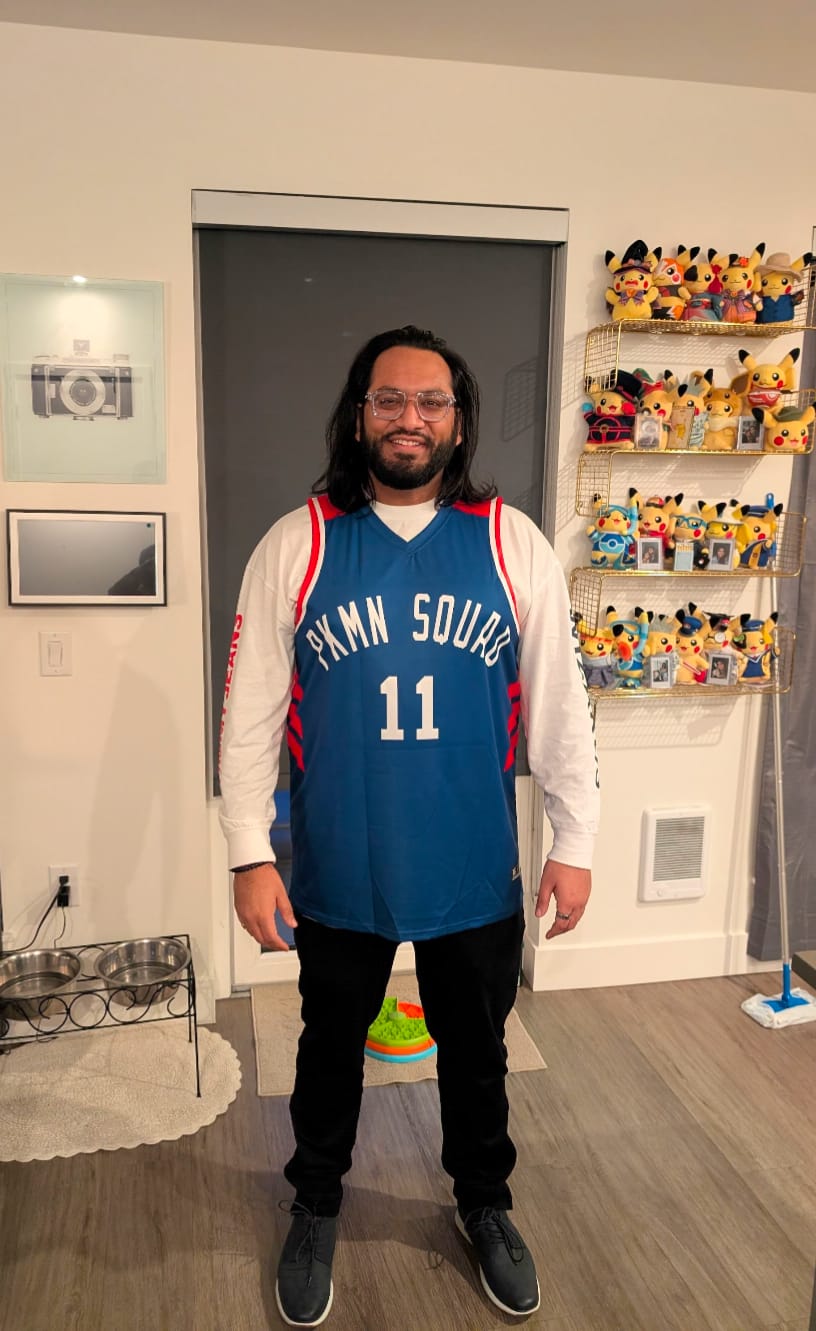 Customer photo review of Custom Navy White Reversible Double Side Tops Basketball Jersey