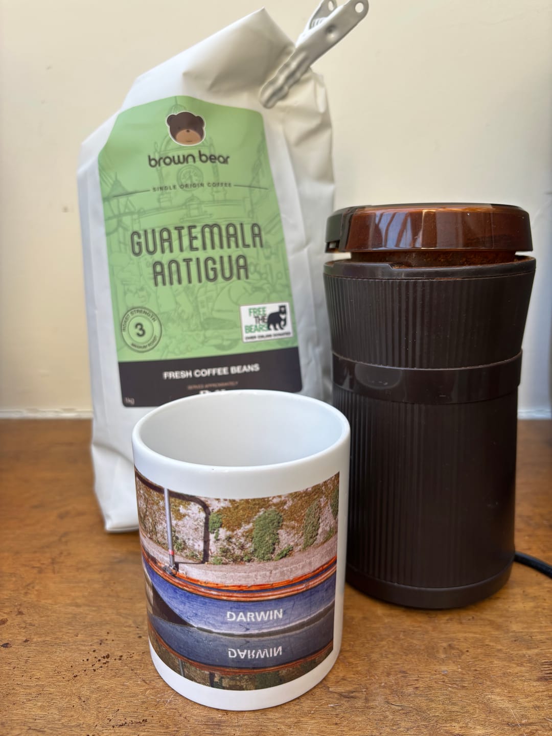 Customer photo review of Guatemala Antigua Coffee - Medium Roast - Strength 3