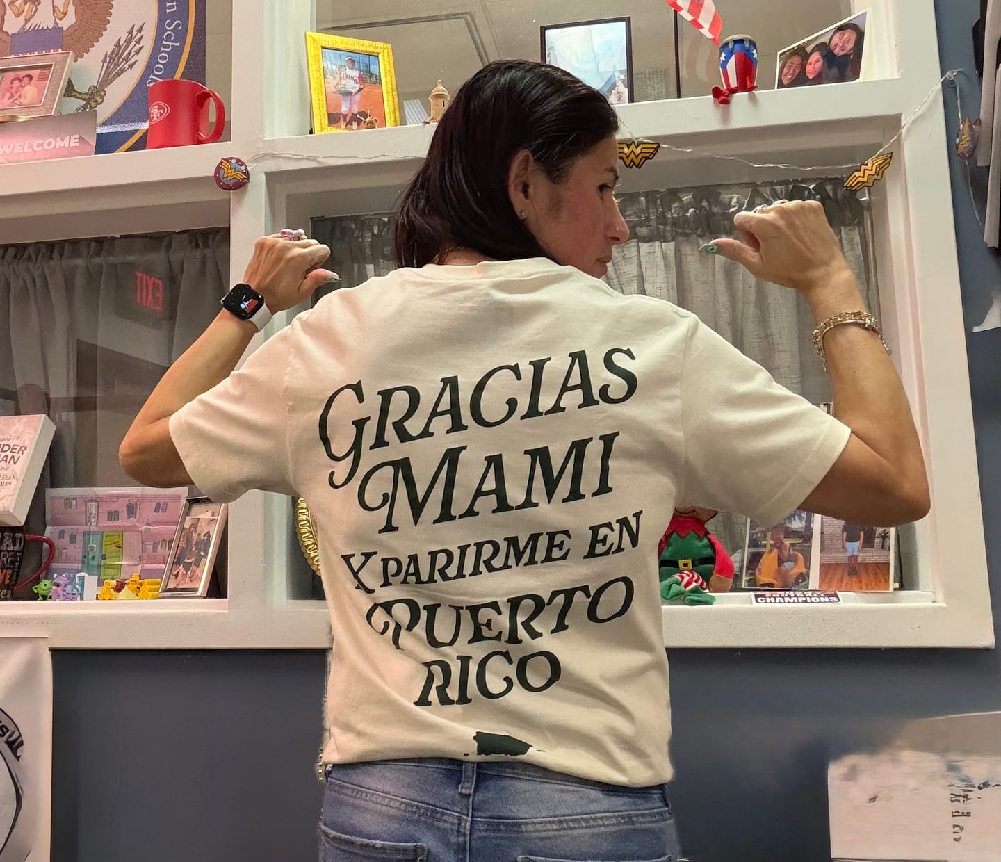 Customer photo review of Gracias Mami x Parirme en PR- T-Shirt