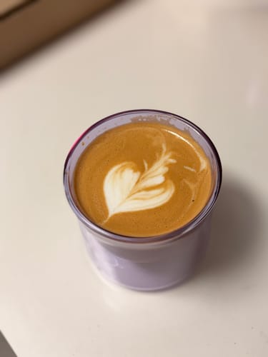 Customer photo review of FLUR Latte XL Glasses
