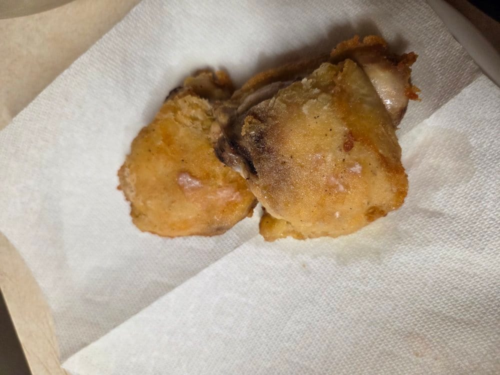 Customer photo review of Cousin T's Gourmet King Trump Fried Chicken Mix