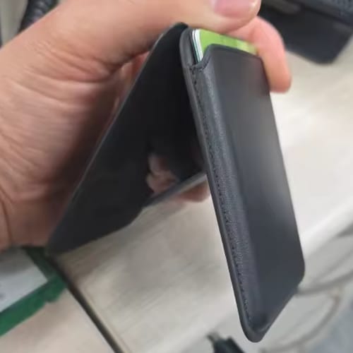 Customer photo review of MagCarry Wallet