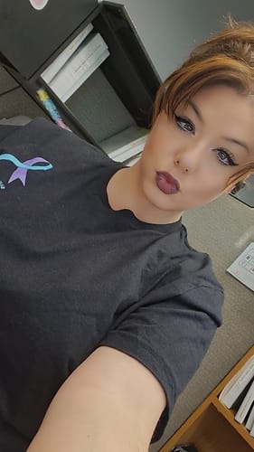 Customer photo review of Suicide Prevention - Round 188 (Unisex Premium T-Shirt | AS Colour)