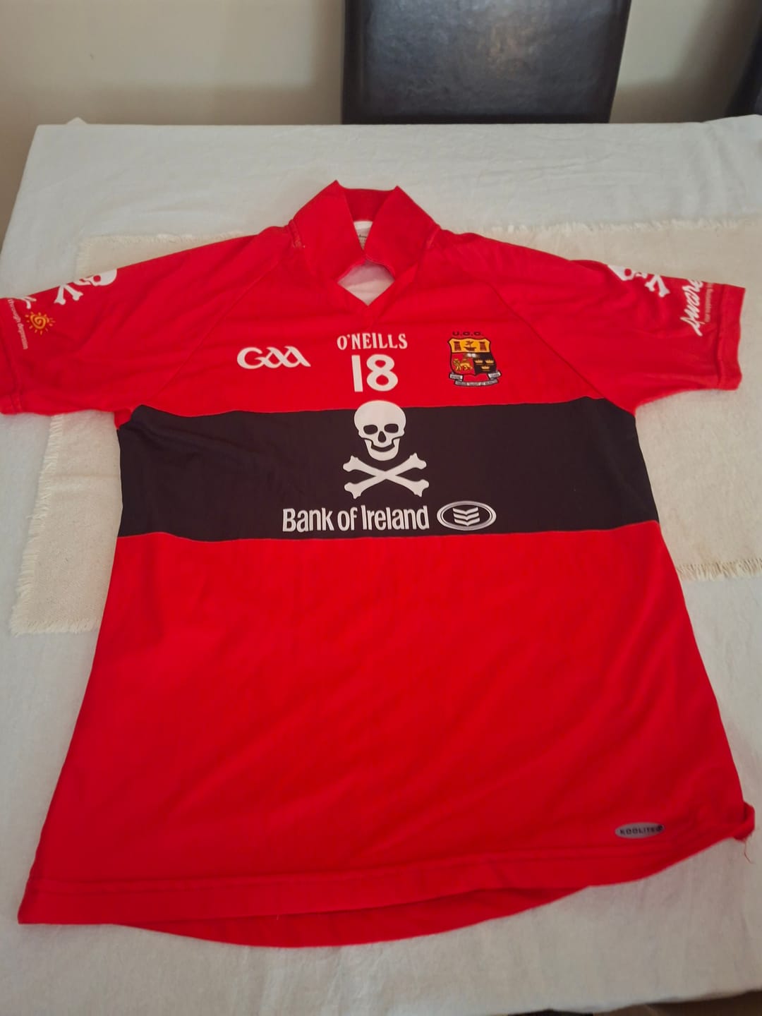 Customer photo review of Match-Worn UCC GAA Jersey - #18