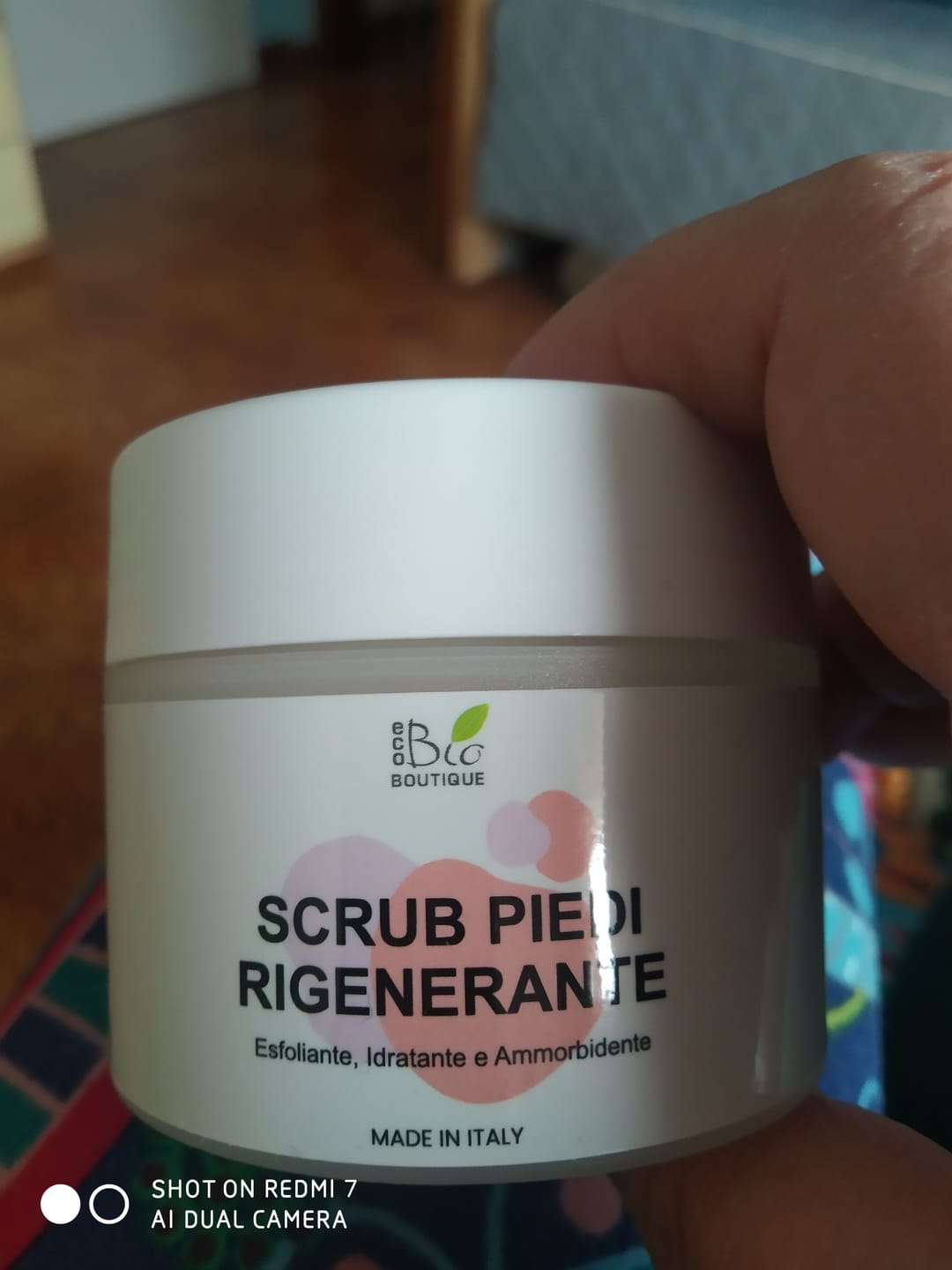 Customer photo review of Scrub Piedi Rigenerante