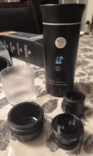 Customer photo review of CapyPress 3-in-1 Portable Coffee Machine