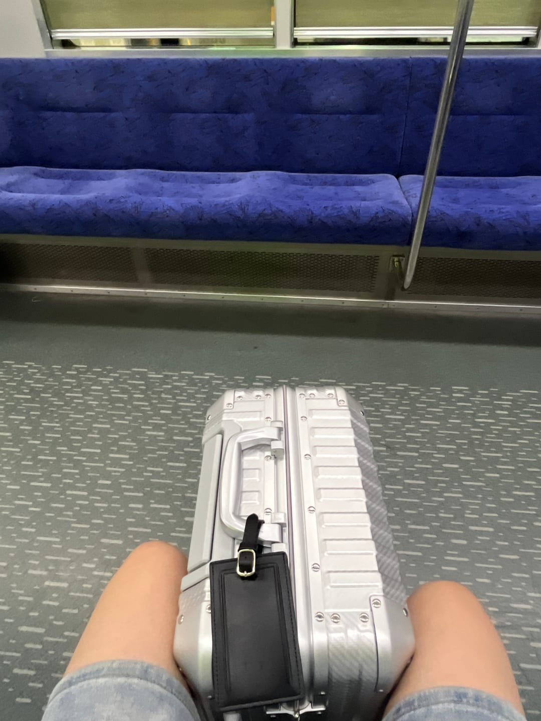 Customer photo review of TREVA Aluminum Suitcase Silver