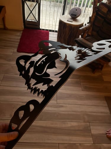 Customer photo review of German Shepherd - Metal Wall Art