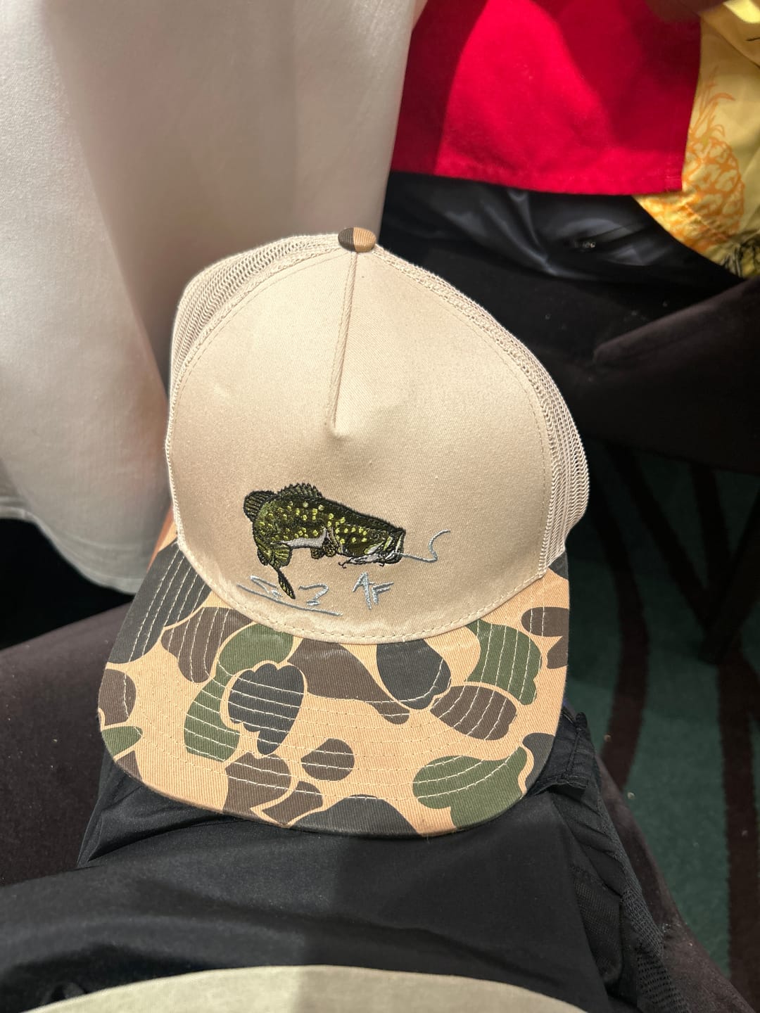 Customer photo review of Largemouth Bass — Old School Camo