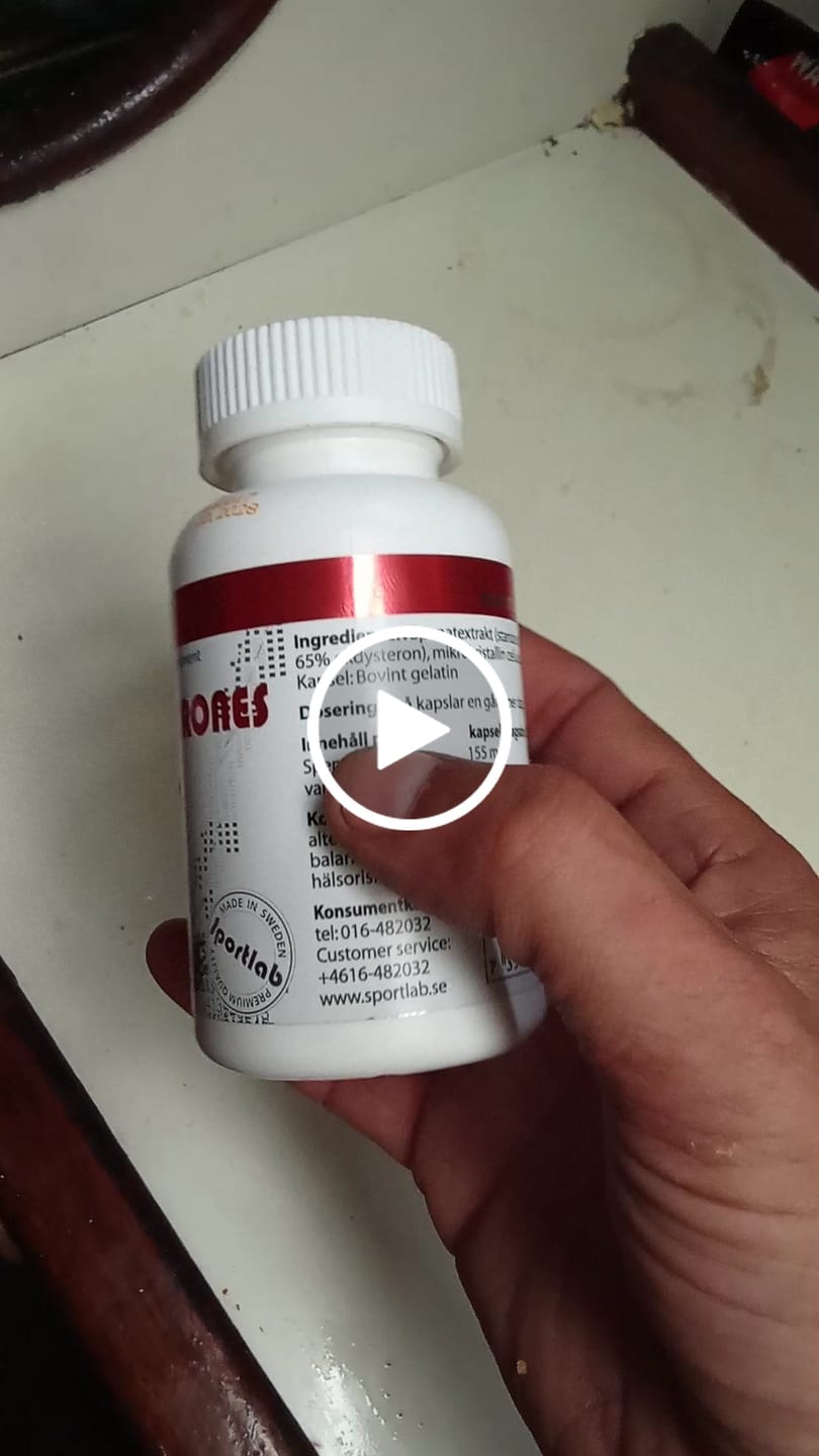 Customer video review of Ecdysterone Sportlab 60 kapslar